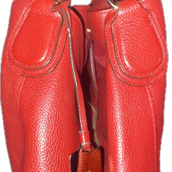 Coach Carlyle Smooth Leather Shoulder Bag Purse - Picture 7 of 13